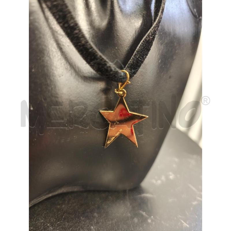 COLLANA THOMAS SABO LACCIO NERO STELLA DORATA | Mercatino dell'Usato Campobasso 5