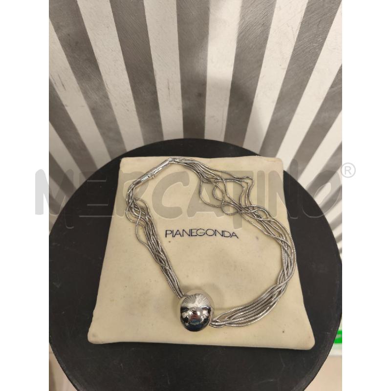 COLLIER PIANEGONDA  CON SFERA SILVER | Mercatino dell'Usato Campobasso 1