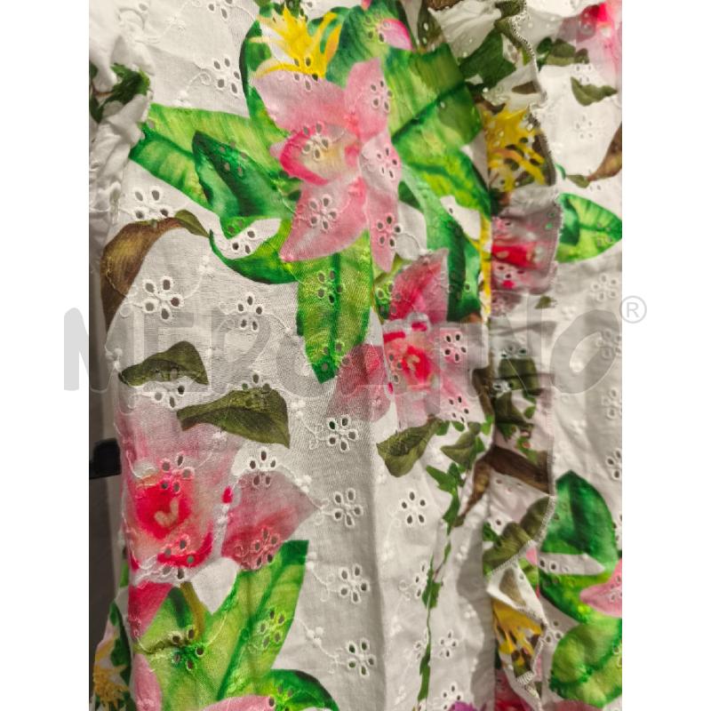 COMPLETO BAMBINA GUESS BIANCO A FIORI TRAFORATO | Mercatino dell'Usato Campobasso 2