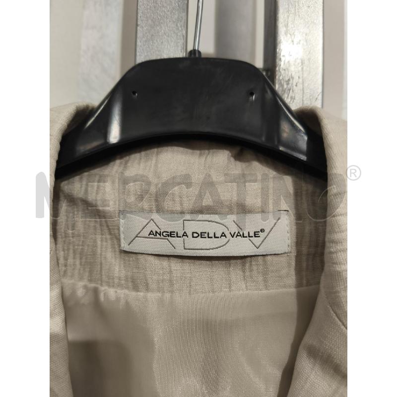 COMPLETO DONNA ANGELA DELLA VALLE NUOVA 55 LINO BEIGE | Mercatino dell'Usato Campobasso 2