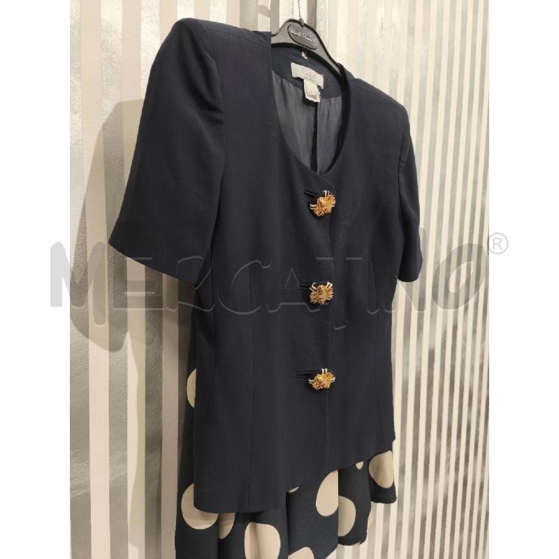 COMPLETO DONNA CLIPS BLU SCURO GONNA POIS | Mercatino dell'Usato Campobasso 3