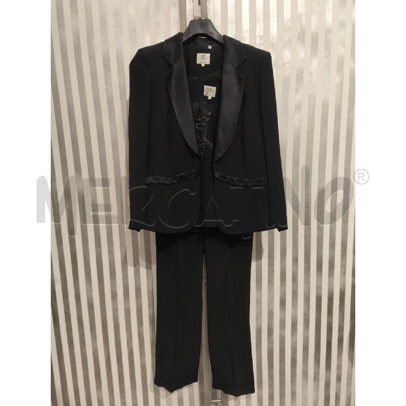 COMPLETO DONNA GRUPPO FD 3PZ. ELEGANTE NERO PERLINE | Mercatino dell'Usato Campobasso 1