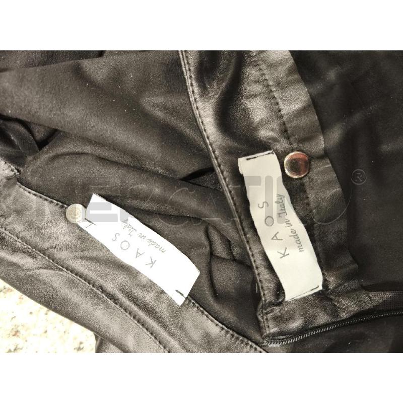 COMPLETO DONNA KAOS NERO SIMILPELLE | Mercatino dell'Usato Campobasso 5