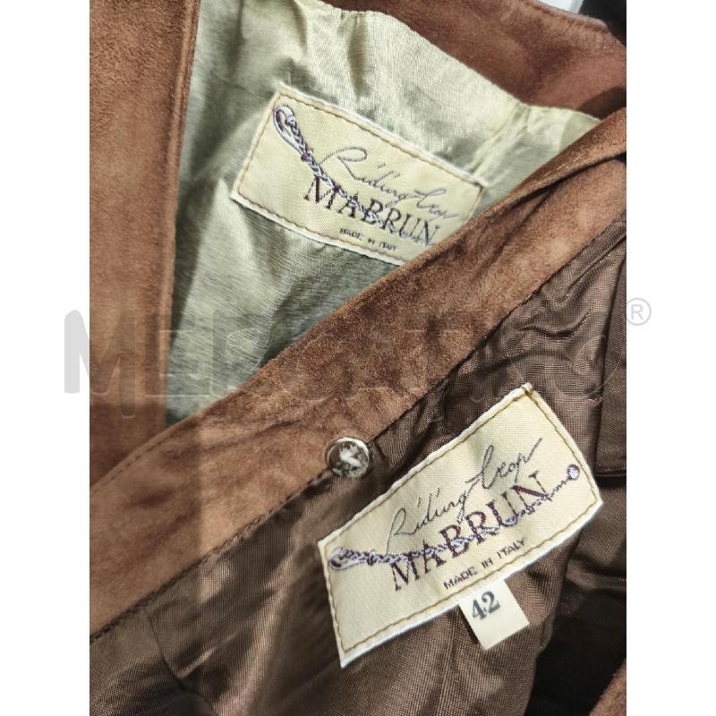 COMPLETO DONNA MABRUN MARRONE SCAMOSCIATO | Mercatino dell'Usato Campobasso 5