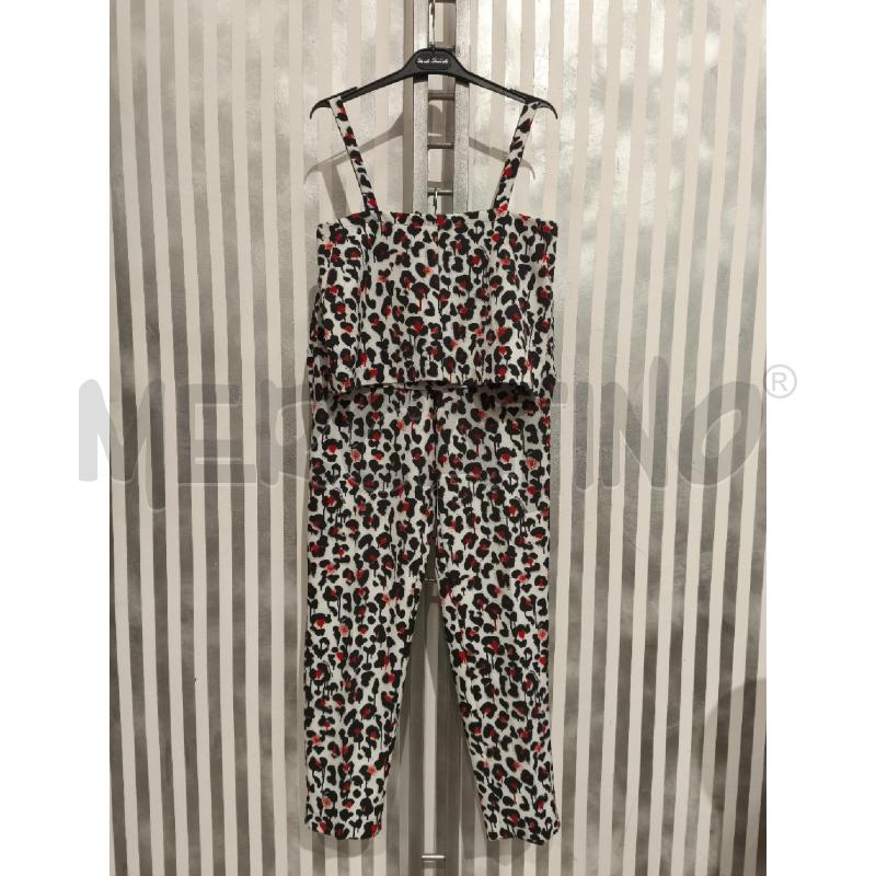 COMPLETO DONNA MOSCHINO BOUTIQUE BIANCO LEOPARDATO SPRAY | Mercatino dell'Usato Campobasso 1