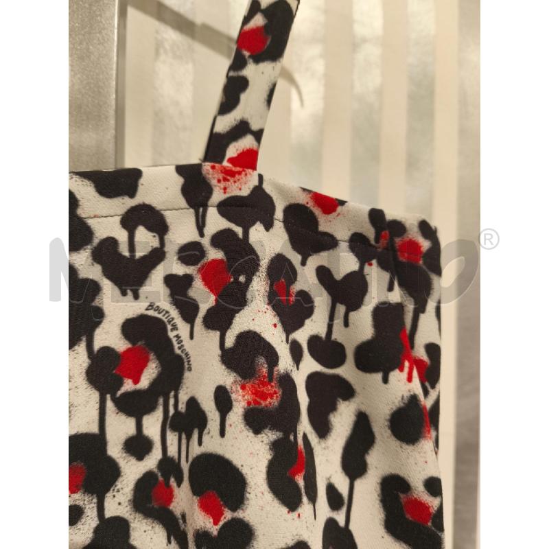 COMPLETO DONNA MOSCHINO BOUTIQUE BIANCO LEOPARDATO SPRAY | Mercatino dell'Usato Campobasso 2