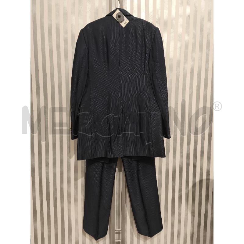 COMPLETO UOMO CARLO PIGNATELLI BLU RIGHINE SATINATO | Mercatino dell'Usato Campobasso 5