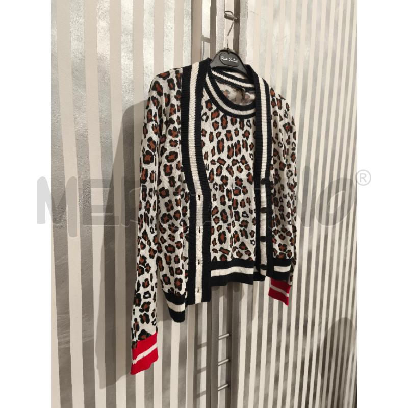 COORDINATO PINKO LEOPARDATO BORDI NERI E FUXIA | Mercatino dell'Usato Campobasso 3