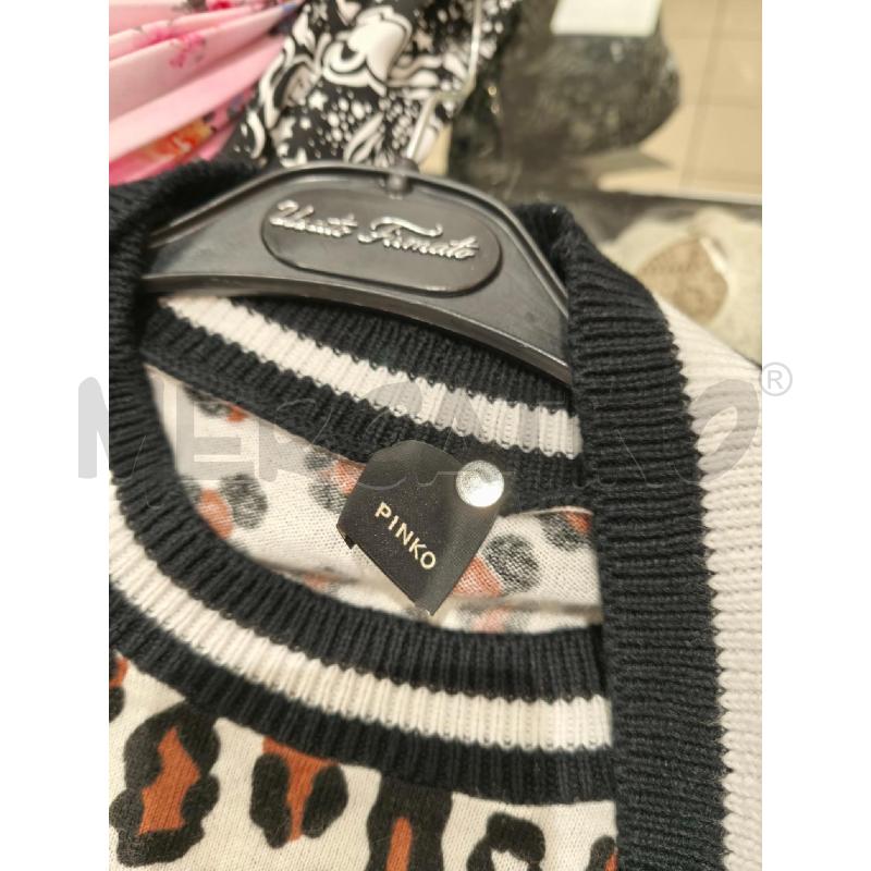 COORDINATO PINKO LEOPARDATO BORDI NERI E FUXIA | Mercatino dell'Usato Campobasso 5