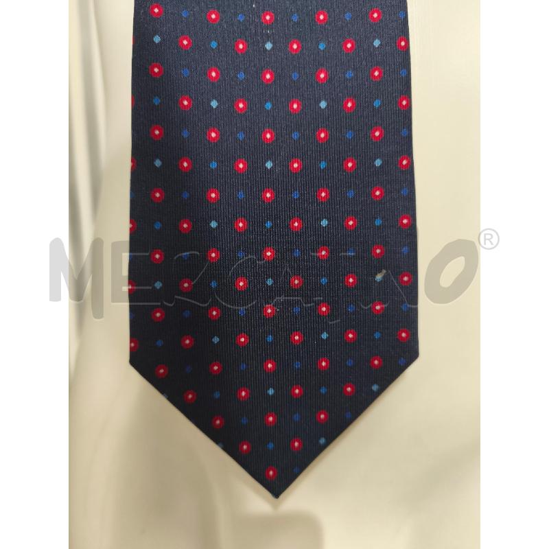 CRAVATTA E. MARINELLA BLU POIS CELESTI ROSSI | Mercatino dell'Usato Campobasso 3