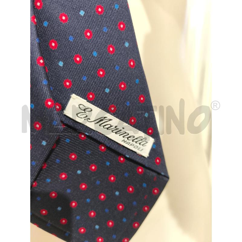 CRAVATTA E. MARINELLA BLU POIS CELESTI ROSSI | Mercatino dell'Usato Campobasso 4