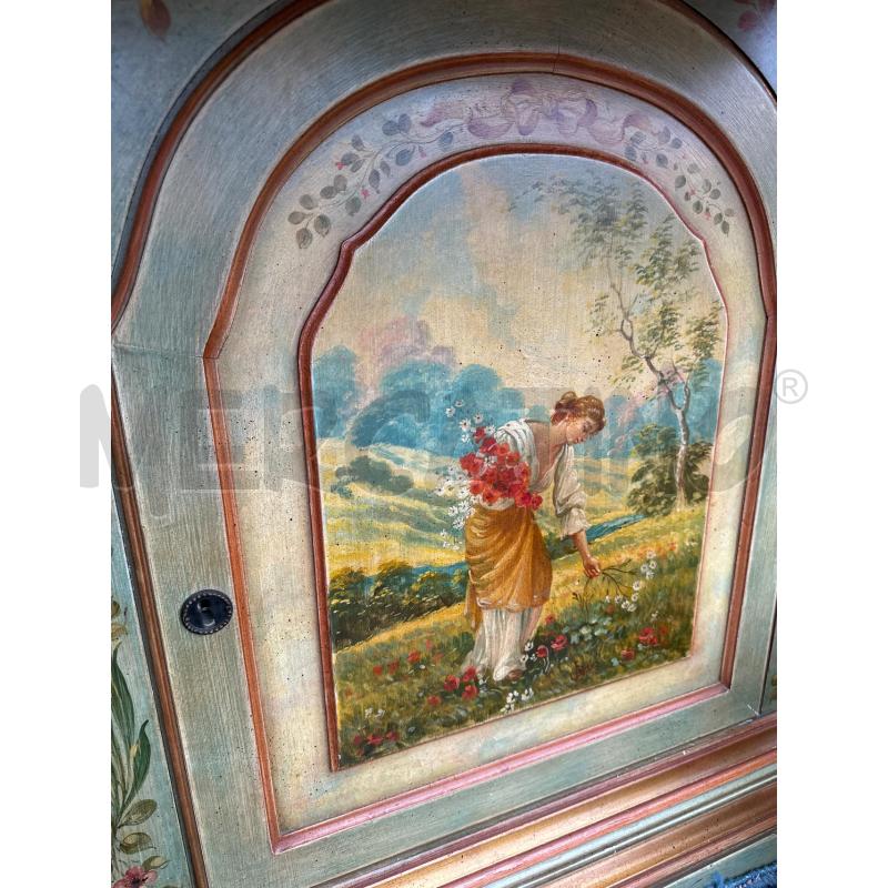CREDENZA SCRITTOIO CARPANELLI DIPINTO A MANO  | Mercatino dell'Usato Campobasso 3