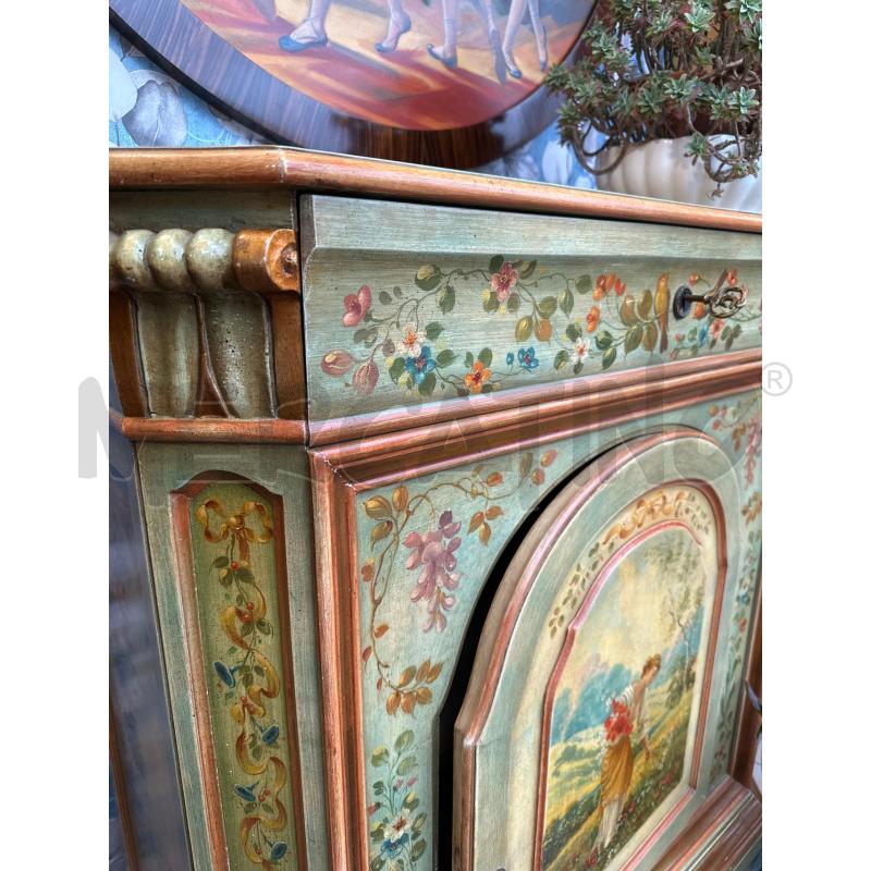 CREDENZA SCRITTOIO CARPANELLI DIPINTO A MANO  | Mercatino dell'Usato Campobasso 4