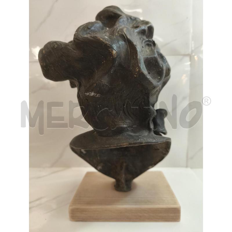 DEA BENDATA BRONZO BASE LEGNO | Mercatino dell'Usato Campobasso 4