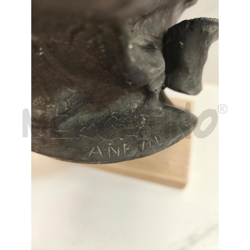DEA BENDATA BRONZO BASE LEGNO | Mercatino dell'Usato Campobasso 5