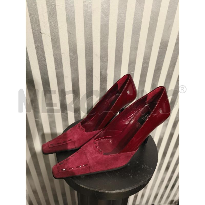 DECOLLETE GIANFRANCO FERRÈ BORDEAUX SCAMOSCIATE | Mercatino dell'Usato Campobasso 1