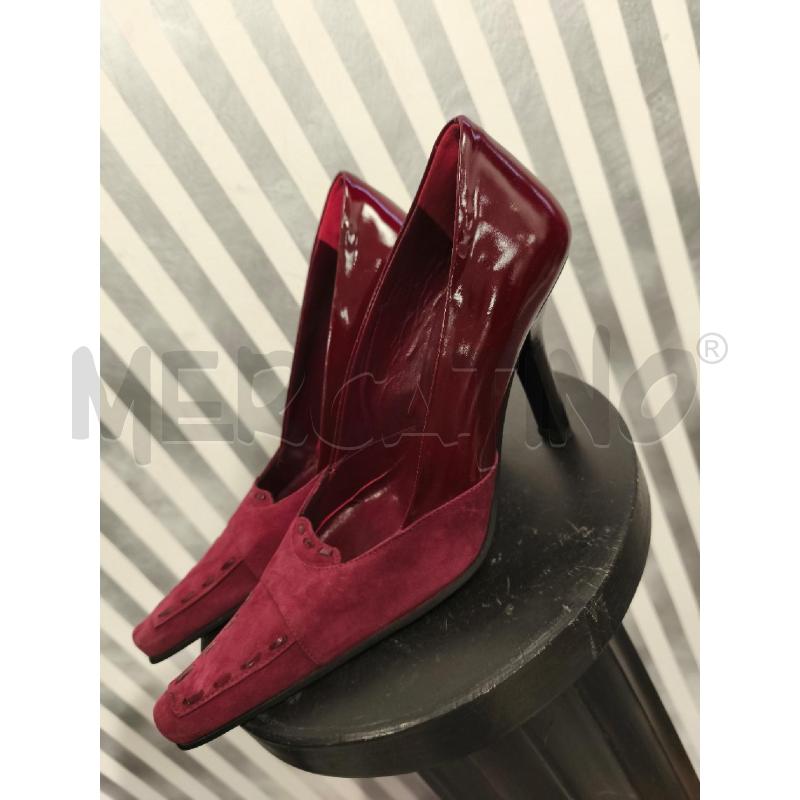DECOLLETE GIANFRANCO FERRÈ BORDEAUX SCAMOSCIATE | Mercatino dell'Usato Campobasso 2