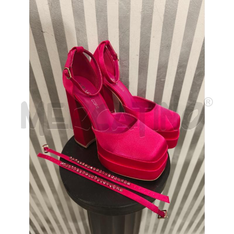 DECOLLETE KRACK FUXIA SATINATE ALTE | Mercatino dell'Usato Campobasso 1