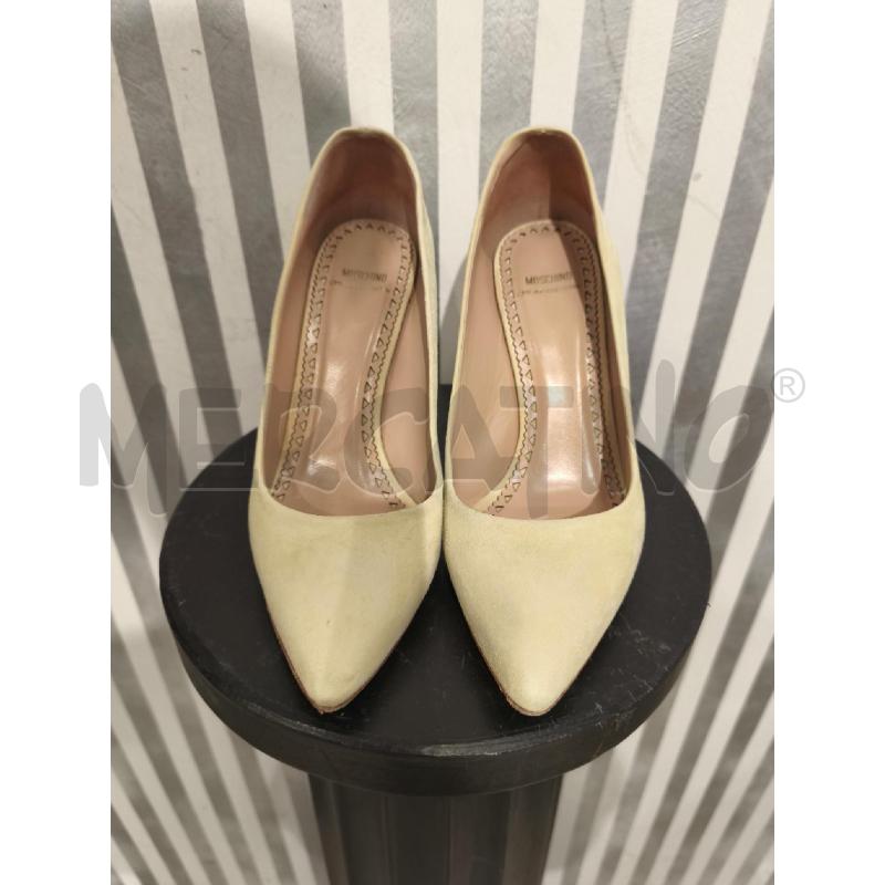 DECOLLETE MOSCHINO CHEAPANDCHIC GIALLE SCAMOSCIATE | Mercatino dell'Usato Campobasso 2