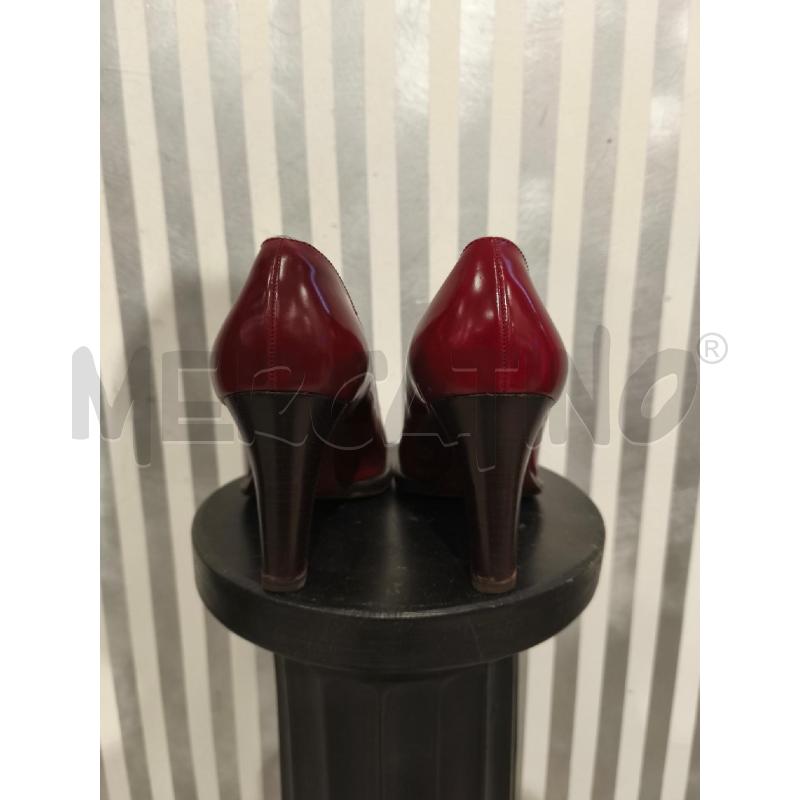 DECOLLETE SERGIO ROSSI ROSSE PUNTA BORDEAUX | Mercatino dell'Usato Campobasso 4