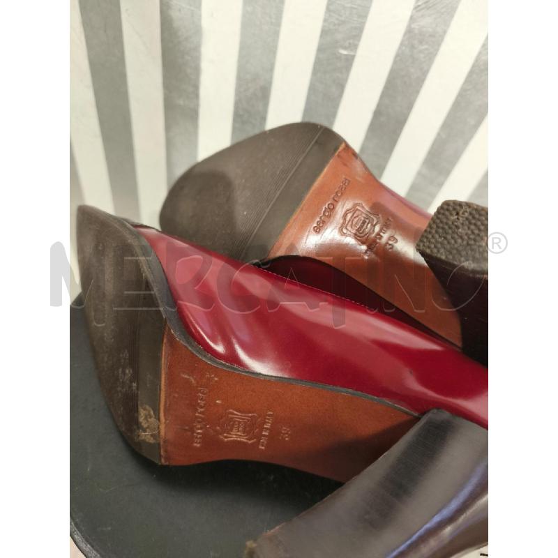 DECOLLETE SERGIO ROSSI ROSSE PUNTA BORDEAUX | Mercatino dell'Usato Campobasso 5