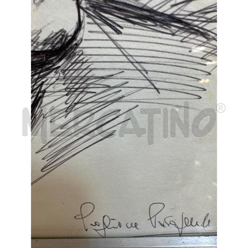 DISEGNO A PENNA RIP PAGLIONE 25X33 CM RITRATTO BIMBA | Mercatino dell'Usato Campobasso 2