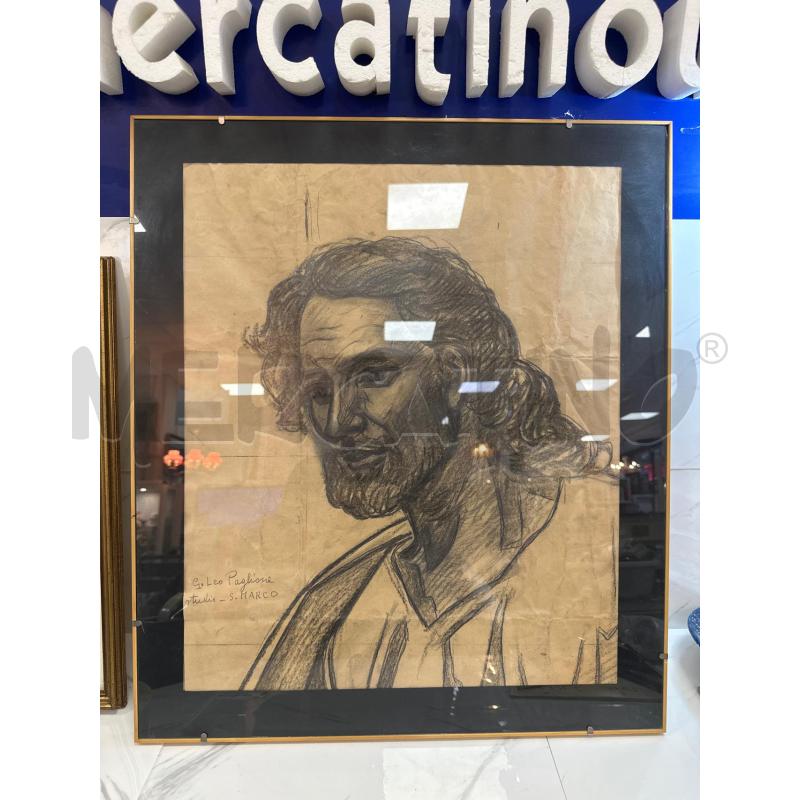 DISEGNO MATITA RIPR. LEO PAGLIONE  SAN MARCO 65X56 CM | Mercatino dell'Usato Campobasso 1