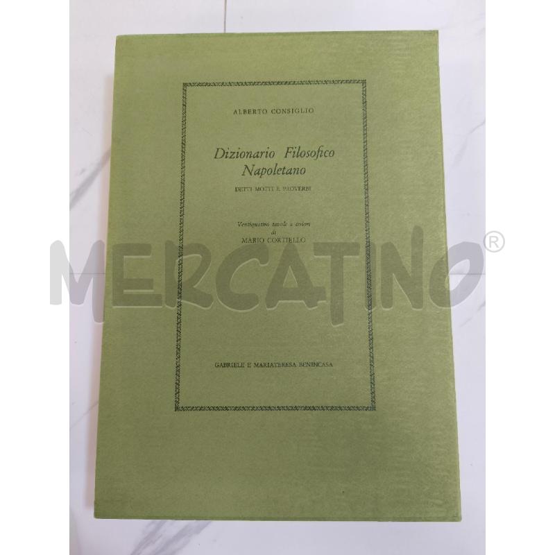 DIZIONARIO FILOSOFICO NAPOLETANO TAVOLE CORTIELLO  | Mercatino dell'Usato Campobasso 2