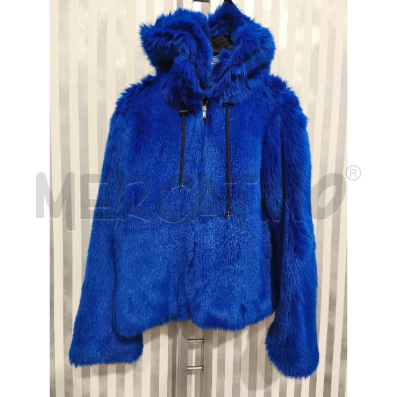 ECOPELLICCIA DONNA MSGM BLU ELETTRICO | Mercatino dell'Usato Campobasso 1