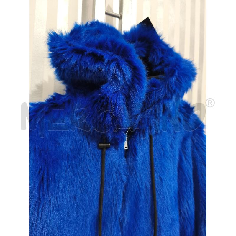 ECOPELLICCIA DONNA MSGM BLU ELETTRICO | Mercatino dell'Usato Campobasso 2