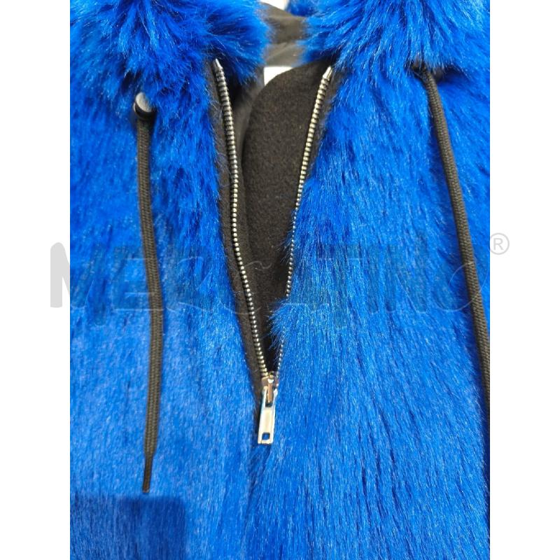 ECOPELLICCIA DONNA MSGM BLU ELETTRICO | Mercatino dell'Usato Campobasso 4