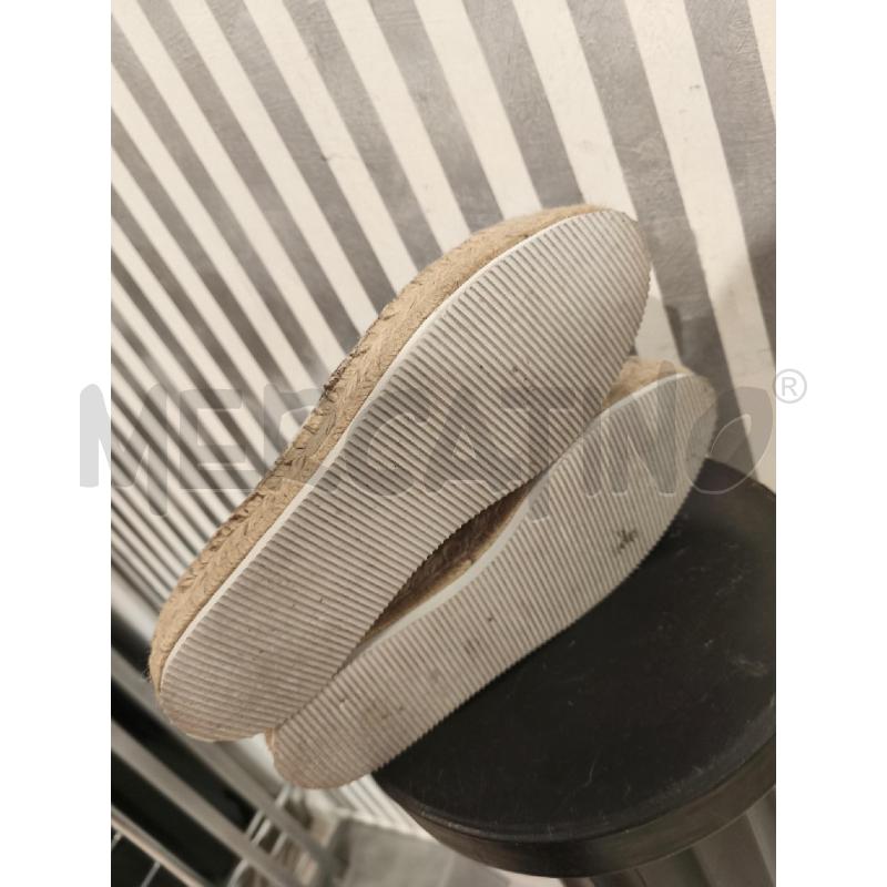 ESPADRILLAS DONNA PRIMA CLASSE TESSUTO PANNA BEIGE | Mercatino dell'Usato Campobasso 4