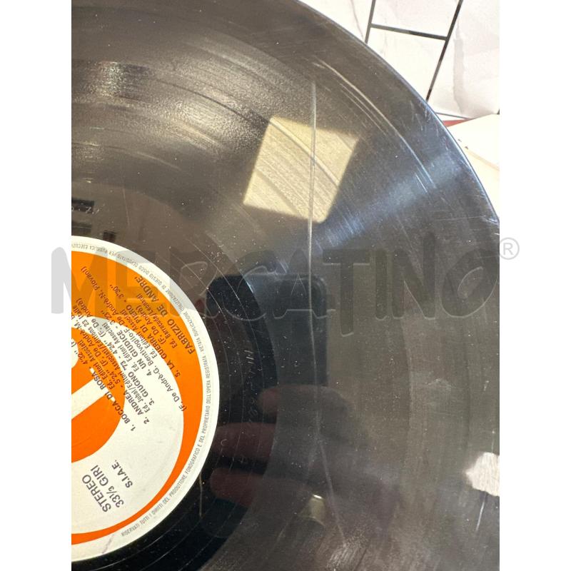 FABRIZIO DE ANDRE' ARR PFM 33 G | Mercatino dell'Usato Campobasso 5