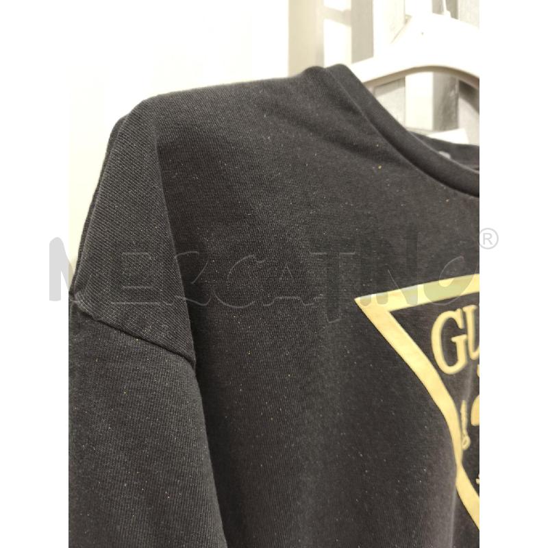 FELPA BAMBINA GUESS NERA LOGO DORATO | Mercatino dell'Usato Campobasso 3
