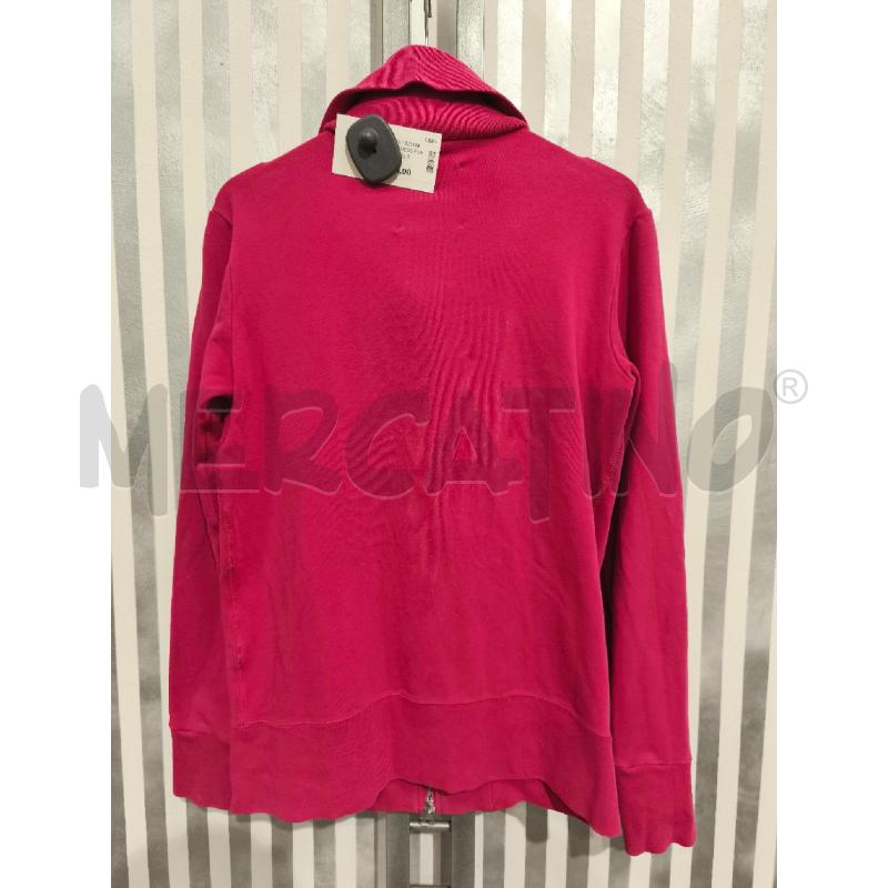FELPA DONNA GUESS FUXIA SCRITTE ZIP | Mercatino dell'Usato Campobasso 5