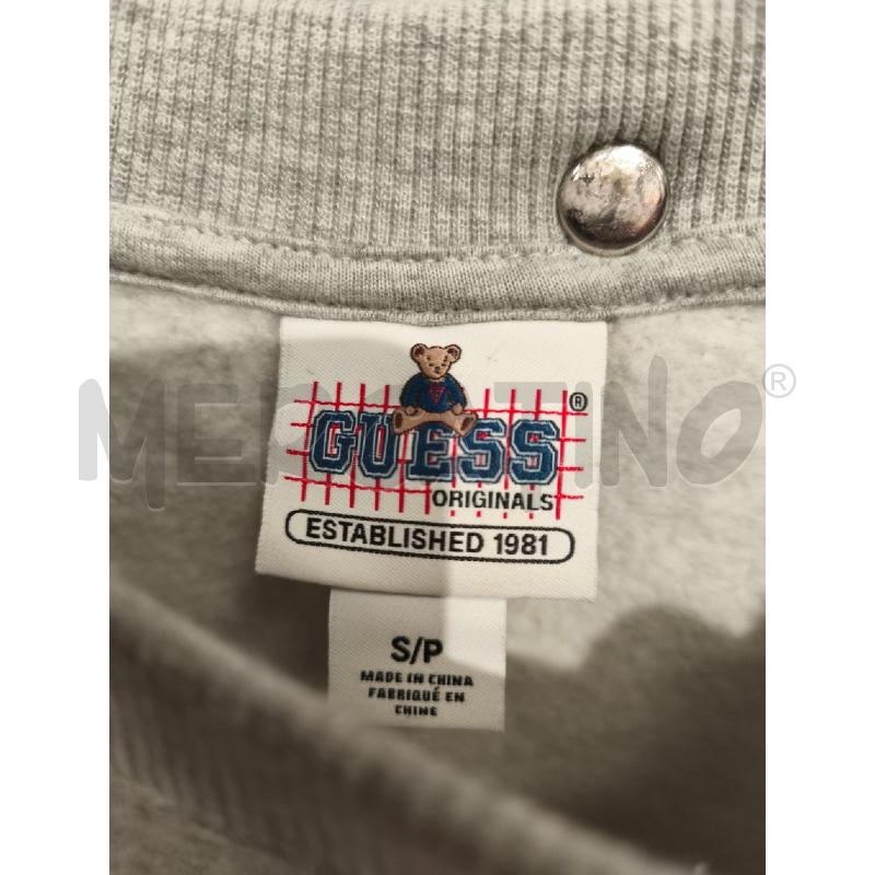 FELPA DONNA GUESS GRIGIA ORSETTI FUXIA | Mercatino dell'Usato Campobasso 2