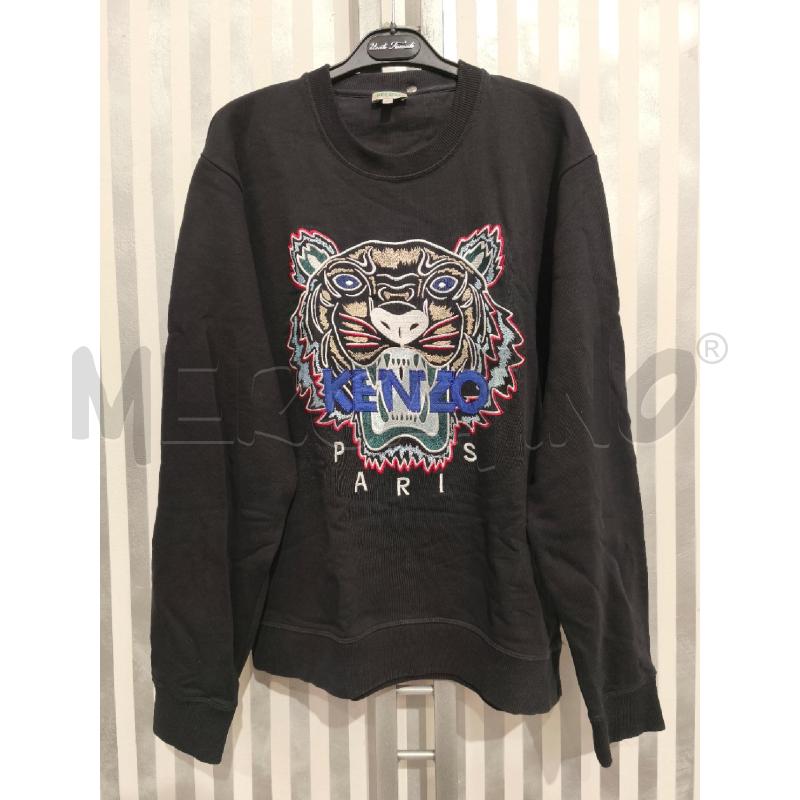 FELPA DONNA KENZO NERA TIGRE | Mercatino dell'Usato Campobasso 1