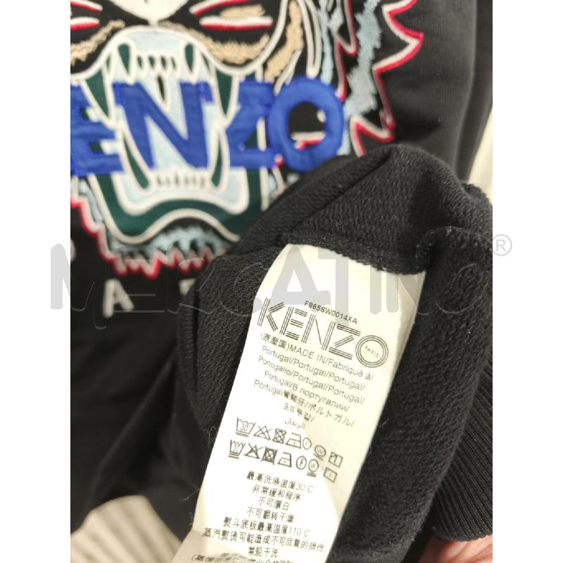 FELPA DONNA KENZO NERA TIGRE | Mercatino dell'Usato Campobasso 4