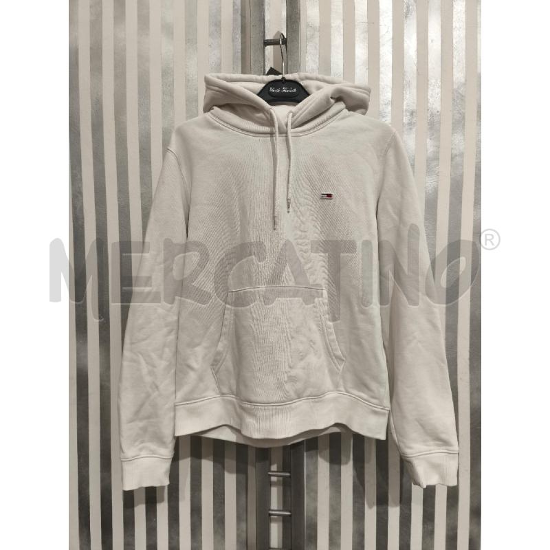 FELPA DONNA TOMMY HILFIGER BIANCA | Mercatino dell'Usato Campobasso 1