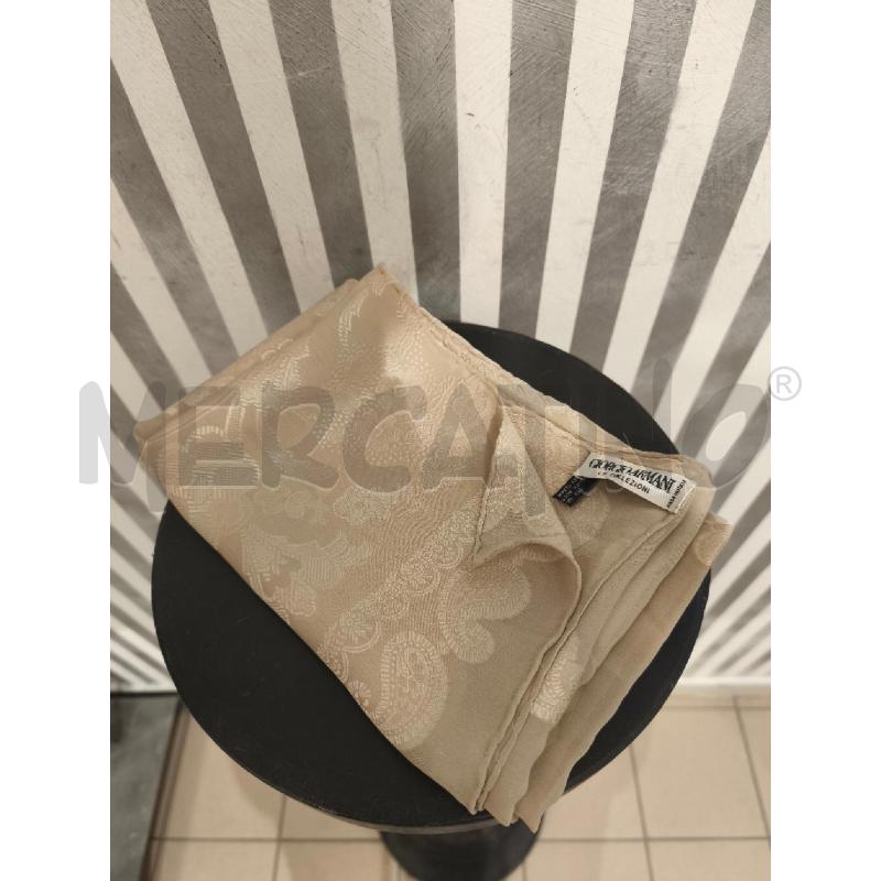 FOULARD GIORGIO ARMANI BEIGE FIORI | Mercatino dell'Usato Campobasso 1