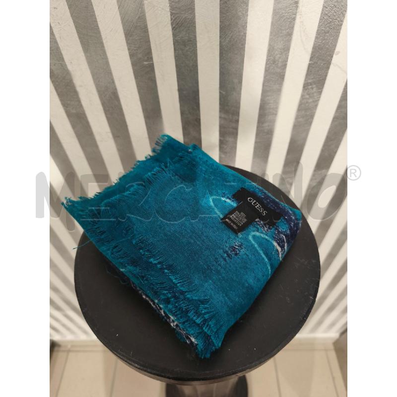 FOULARD GUESS TONI BLU AZZURRI BIANCHI | Mercatino dell'Usato Campobasso 1