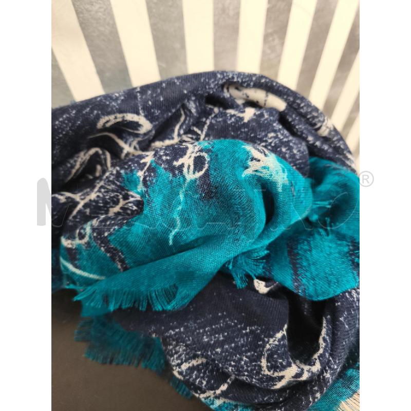 FOULARD GUESS TONI BLU AZZURRI BIANCHI | Mercatino dell'Usato Campobasso 3
