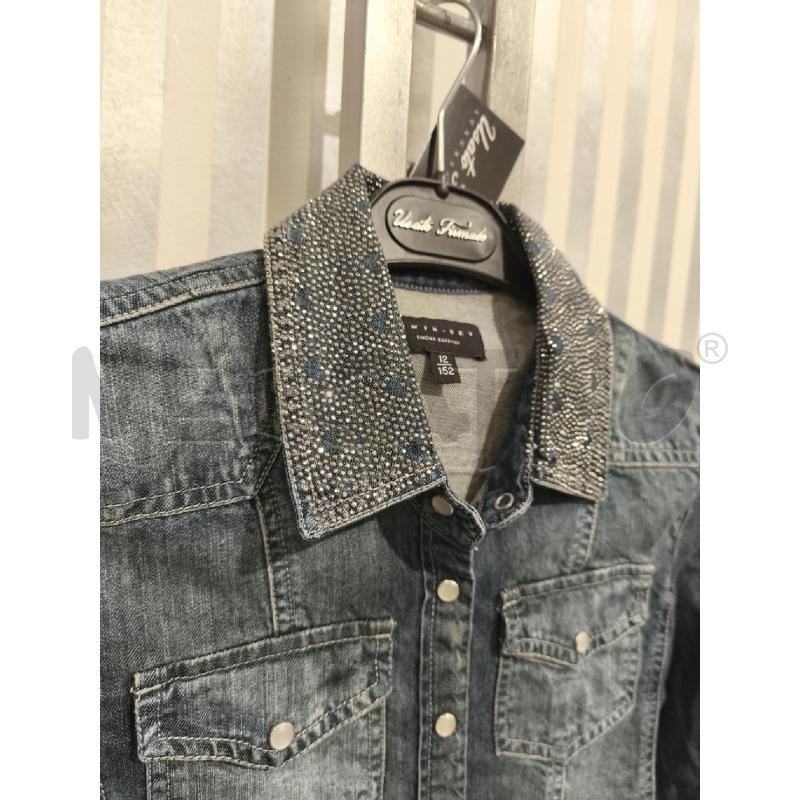 GIACCA BAMBINA TWINSET IN JEANS COLLETTO STRASS | Mercatino dell'Usato Campobasso 2