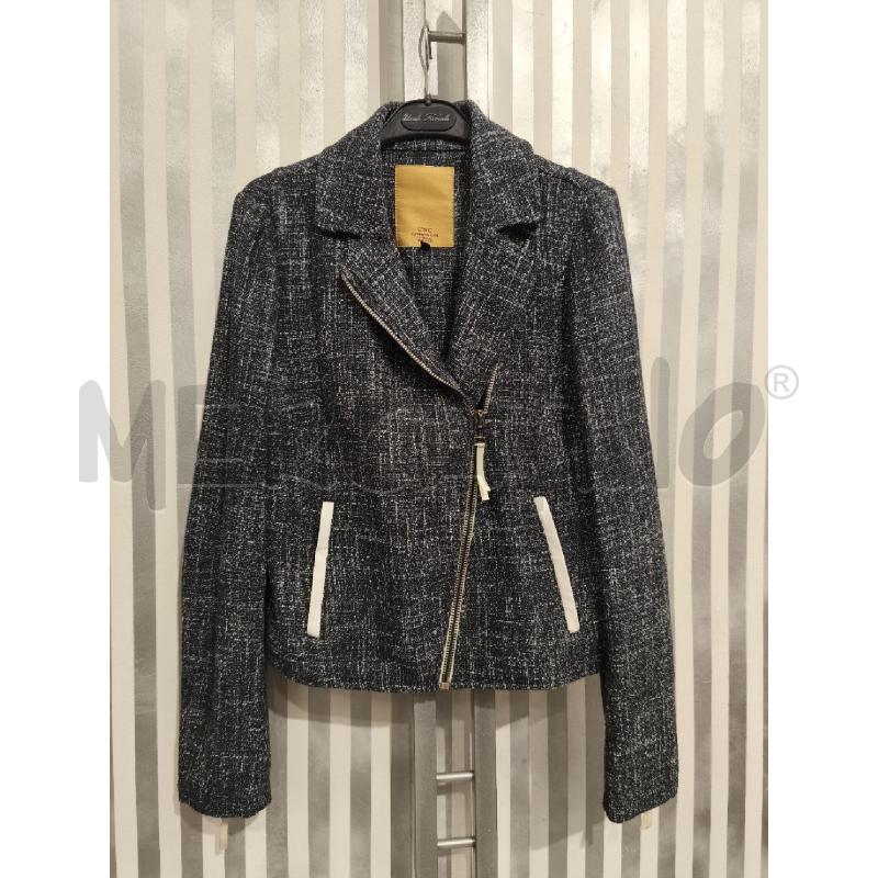 GIACCA DONNA CNC BIANCA BLU ZIP | Mercatino dell'Usato Campobasso 1