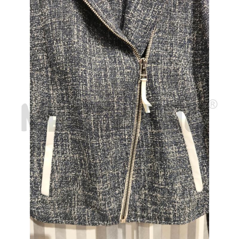 GIACCA DONNA CNC BIANCA BLU ZIP | Mercatino dell'Usato Campobasso 3