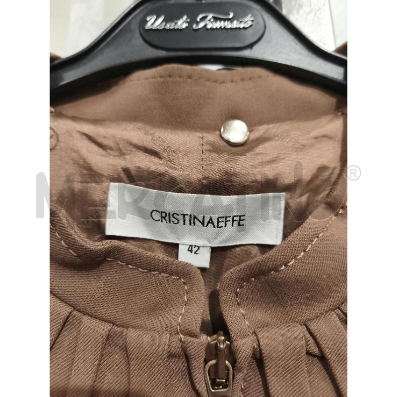 GIACCA DONNA CRISTINAEFFE BEIGE SCURO PENCES | Mercatino dell'Usato Campobasso 2