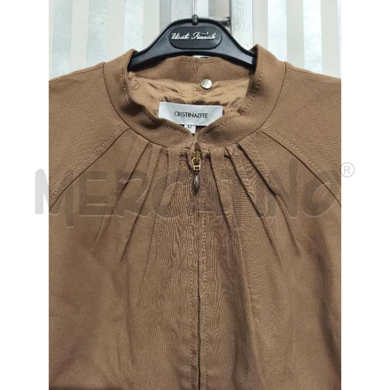 GIACCA DONNA CRISTINAEFFE BEIGE SCURO PENCES | Mercatino dell'Usato Campobasso 3