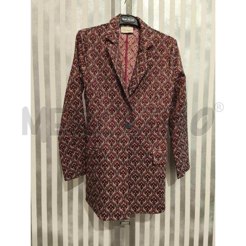 GIACCA DONNA DIXIE MARRONE E ROSA LUREX | Mercatino dell'Usato Campobasso 1