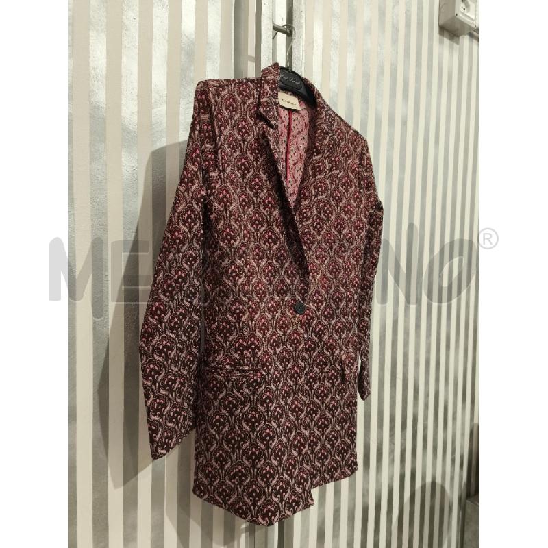 GIACCA DONNA DIXIE MARRONE E ROSA LUREX | Mercatino dell'Usato Campobasso 3