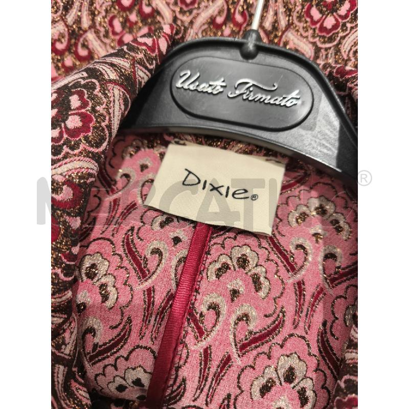 GIACCA DONNA DIXIE MARRONE E ROSA LUREX | Mercatino dell'Usato Campobasso 5